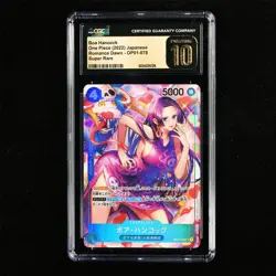CGC 10 PRISTINE 2022 One Piece JPN Boa Hancock OP01-078 SR - Image 2