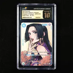 CGC 10 PRISTINE 2023 One Piece CHN Boa Hancock OP01-078 SR SP Ver. - Image 1