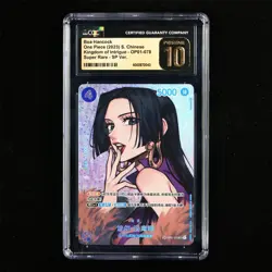 CGC 10 PRISTINE 2023 One Piece CHN Boa Hancock OP01-078 SR SP Ver. - Image 2