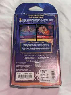 Shimmering Skies Starter Deck Disney Lorcana Amethyst Ruby Sealed Elsa TCG New - Image 2