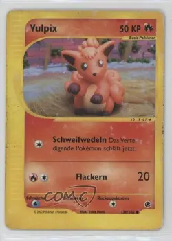 Vulpix German Pokemon e-Card Series Expedition #136 2002 - Image 1