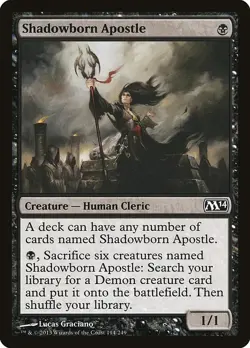 3 MTG NM English 3x Shadowborn Apostle M14 Original Printing - Image 1