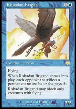 Rishadan Brigand - Medium Play MTG Mercadian Masques - Image 1