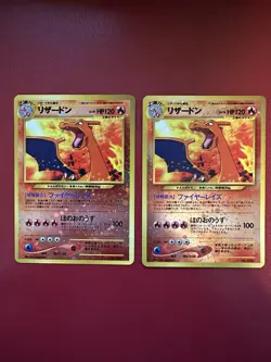 Pokemon TCG Charizard Neo Premium File 2 Holo Japanese - Image 1