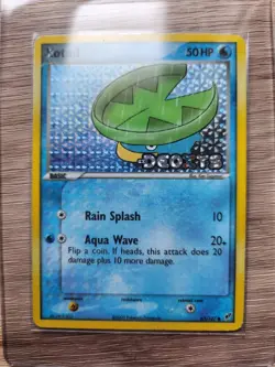 2005 Pokemon Lotad Holo Rare EX Deoxys Stamped 63/107 - Image 1