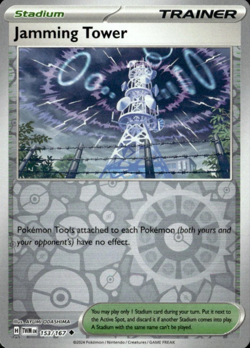 JAMMING TOWER - REVERSE HOLO - TWILIGHT MASQUERADE - POKEMON TCG - 153/167 - Image 1