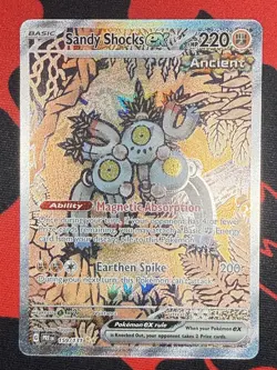 Pokemon Sandy Shocks ex 159/137 Prismatic Evolutions Special Illustration Rare - Image 1
