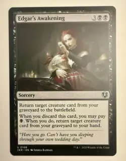 Edgar's Awakening (Uncommon) #108 Innistrad Remastered MTG - Image 1