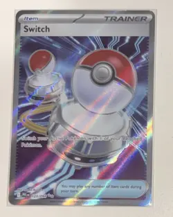 Pokemon Trainer Switch 123/094 Phantasmal Flames Pokemon TCG NM - Image 1