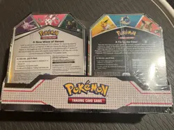 Pokemon TCG V Heroes Bundle Tins: 2-Pack of Vaporeon & Umbreon Brand New Sealed - Image 2