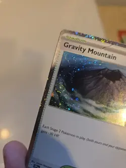 Swirl - Gravity Mountain 177/191 Cosmos Holo Pokemon Play Prize Pack Stamp - Image 2