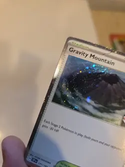 Swirl - Gravity Mountain 177/191 Cosmos Holo Pokemon Play Prize Pack Stamp - Image 3