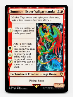 Summon: Esper Valigarmanda [Commander: Final Fantasy] MTG Magic - NM/M 🔥 - Image 1