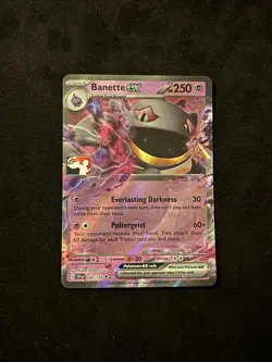 Banette EX 088/198 | Scarlet & Violet Base | Play! Pokemon Prize Pack STAMPED - Image 1