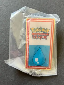 Pokemon Pin Badge Gym League Wizards 2000 Kanto Region Original Indigo Water NEW - Image 1