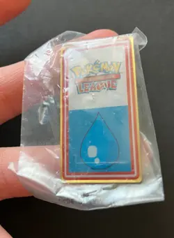 Pokemon Pin Badge Gym League Wizards 2000 Kanto Region Original Indigo Water NEW - Image 3