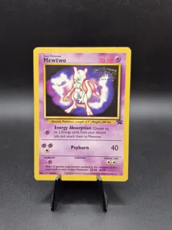 Pokemon Mewtwo WB Movie Promos, lot 0f 2, LP/LP+ - Image 2