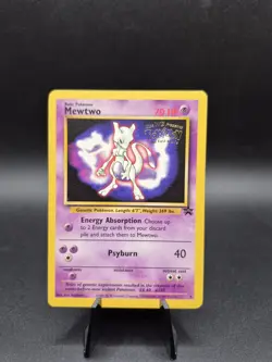 Pokemon Mewtwo WB Movie Promos, lot 0f 2, LP/LP+ - Image 4