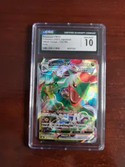 Pokemon CGC 10 Rayquaza VMAX 120/184 S8b Vmax Climax Rare Holo Japanese - Image 1