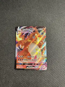 Pokemon TCG Charizard VMAX 020/189 Swsh03: Darkness Ablaze Holo LP - Image 3