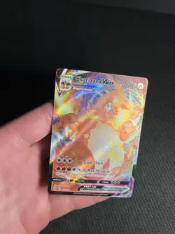 Pokemon TCG Charizard VMAX 020/189 Swsh03: Darkness Ablaze Holo LP - Image 5