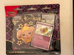 Pokemon Paldean Fates Tech Sticker Collection 3 Booster Pack Blister- Fidough - Image 3