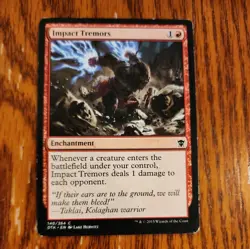 MTG Impact Tremors C Dragons of Tarkir 140 LP - Image 1