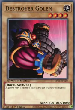 Destroyer Golem - SBCB-EN028 - Common - 1st Edition - Lightly Played - Speed Due - Image 1