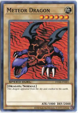 Yugioh - Meteor Dragon DEM6-EN001 Unlimited - Speed Duel Demo Deck 2020 - Image 1