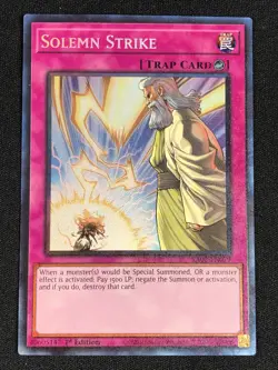 YUGIOH SOLEMN STRIKE RA02-EN079 1ST COLLECTORS (NM) Rarity Collection 2 - Image 1