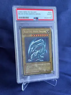 Blue-Eyes White Dragon SDK-001 Yu-Gi-Oh! Ultra Rare Unlimited PSA 6 - Image 1
