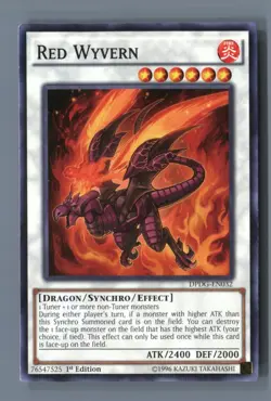 Red Wyvern DPDG-EN032 Duelist Pack: Dimensional Guardians Yu-Gi-Oh LP - Image 1