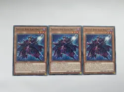 YuGiOh - 3x DOOD-EN005 Twilight Rose Black Knight - Common - Mint - Image 1