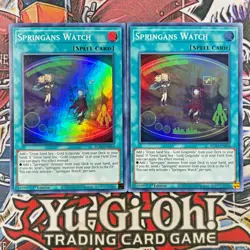 ***2x Springans Watch 1st Ed 2x*** BLVO-EN054 | SUPER Rare | YuGiOh! NM - Image 1