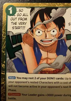 I Know You're Strong... So OP13-040 Foil Rare Carrying On His Will One Piece - Image 2