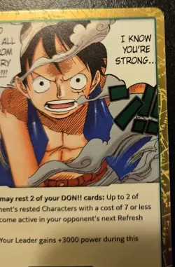 I Know You're Strong... So OP13-040 Foil Rare Carrying On His Will One Piece - Image 3