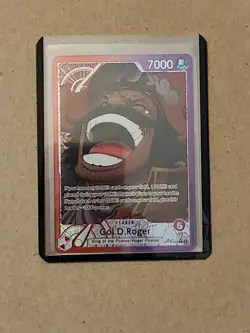 Namco One Piece CCG Gol.D.Roger Leader Alternate Art Foil OP13-003 7000 Power - Image 3