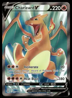 Pokemon Cards Charizard V 153/172 Brilliant Stars Ultra Rare NM - Image 1
