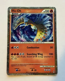 Pokemon TCG Ho-Oh Shiny Holo Card SL5 Call of Legends Series - Image 1