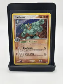 Pokemon TCG Machamp Holo Rare Card 9/101 Hidden Legends - DMG - Image 1