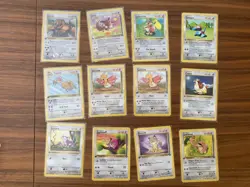 Pokemon TCG Base Set 60 Card Lot, 1st Edition First Edition - Image 3