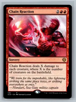 Magic MTG Starter Commander Decks Chain Reaction #126 TCG CCG - Image 1