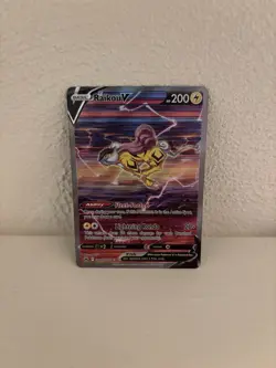 Pokemon Raikou V GG41/GG70 Crown Zenith Galarian Gallery Ultra Rare Holo Card - Image 1