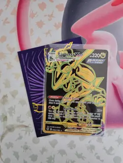 Rayquaza VMAX TG29/TG30 Secret Rare Gold Card Pokemon NM - Image 1