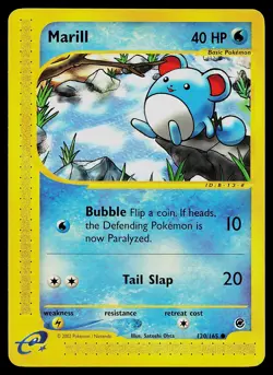 Pokemon Card - Marill Expedition 120/165 Common - Image 1