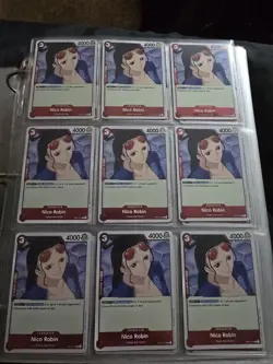 One Piece TCG English Rare Binder Collection With Lot Of Pre Errata Cards - Image 2