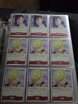 One Piece TCG English Rare Binder Collection With Lot Of Pre Errata Cards - Image 3