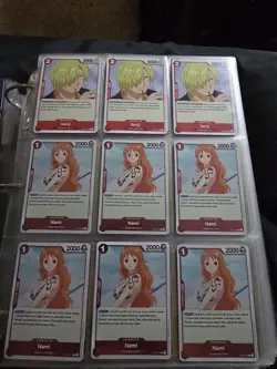 One Piece TCG English Rare Binder Collection With Lot Of Pre Errata Cards - Image 4