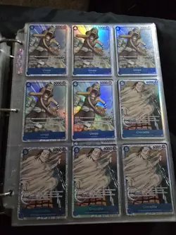 One Piece TCG English Rare Binder Collection With Lot Of Pre Errata Cards - Image 5