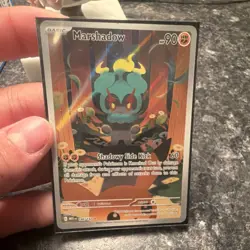 Pokemon Marshadow Full Art Holo Illustration Rare 90 HP Me01 146/132 TCG Card - Image 1